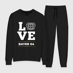 Костюм хлопковый женский Bayer 04 Love Classic, цвет: черный