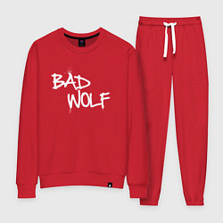 Костюм хлопковый женский Bad Wolf злой волк, цвет: красный