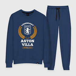 Женский костюм Лого Aston Villa и надпись Legendary Football Club