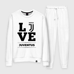 Костюм хлопковый женский Juventus Love Классика, цвет: белый