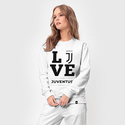 Костюм хлопковый женский Juventus Love Классика, цвет: белый — фото 2
