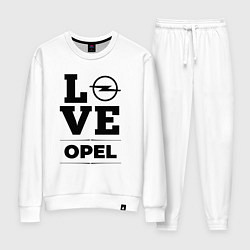 Костюм хлопковый женский Opel Love Classic, цвет: белый