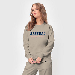 Костюм хлопковый женский Arsenal FC Classic, цвет: миндальный — фото 2