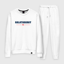 Костюм хлопковый женский Galatasaray FC Classic, цвет: белый