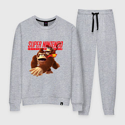 Костюм хлопковый женский Nintendo - DK, цвет: меланж