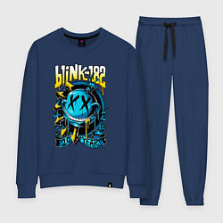 Костюм хлопковый женский Blink 182 - 20 years, цвет: тёмно-синий
