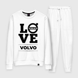 Костюм хлопковый женский Volvo Love Classic, цвет: белый