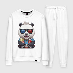 Женский костюм Прикольный панда с попкорном и колой