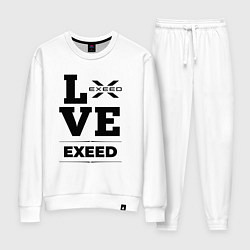 Костюм хлопковый женский Exeed Love Classic, цвет: белый