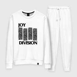 Костюм хлопковый женский Joy Division - rock, цвет: белый