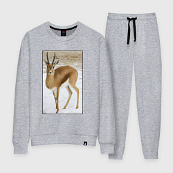 Женский костюм Газель на снегу