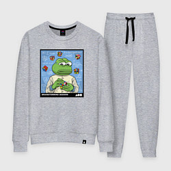 Костюм хлопковый женский Pepe brainshtorm, цвет: меланж