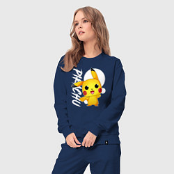 Костюм хлопковый женский Funko pop Pikachu, цвет: тёмно-синий — фото 2
