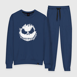 Костюм хлопковый женский Jack Skellington face, цвет: тёмно-синий