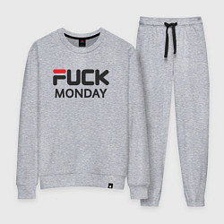 Женский костюм Fuck monday, anti-brand, fila