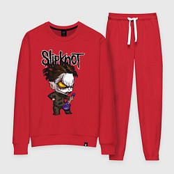 Костюм хлопковый женский Slipknot - art, цвет: красный