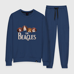 Костюм хлопковый женский The Beagles, цвет: тёмно-синий