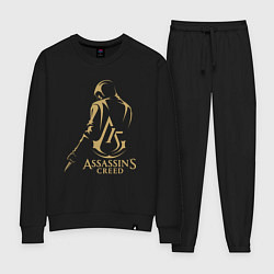 Костюм хлопковый женский Assassins creed 15 лет, цвет: черный