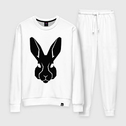 Костюм хлопковый женский Rabbit head, цвет: белый