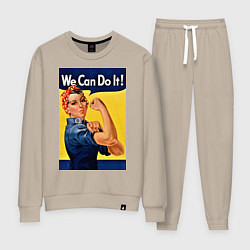 Женский костюм Мы можем сделать это - феминизм поп арт