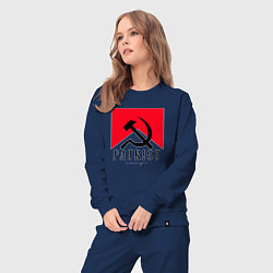 Костюм хлопковый женский USSR Patriot, цвет: тёмно-синий — фото 2