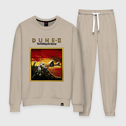 Костюм хлопковый женский Dune 2 - building of a dynasty, цвет: миндальный