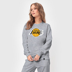 Костюм хлопковый женский Kobe Bryant laking, цвет: меланж — фото 2