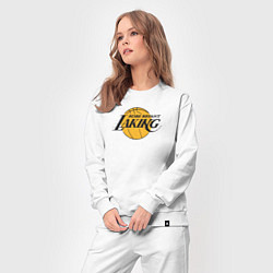 Костюм хлопковый женский Kobe Bryant laking, цвет: белый — фото 2