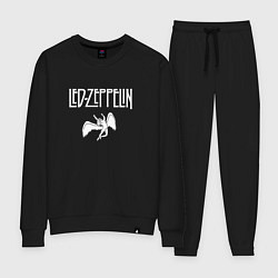 Костюм хлопковый женский Led Zeppelin падший ангел, цвет: черный