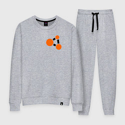 Костюм хлопковый женский BeamNG drive logo, цвет: меланж