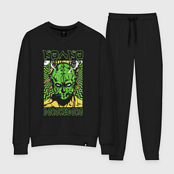 Костюм хлопковый женский Dorohedoro, цвет: черный