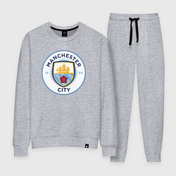 Костюм хлопковый женский Manchester City FC, цвет: меланж