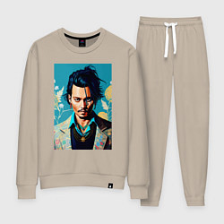 Женский костюм Джонни Депп - суровый взгляд