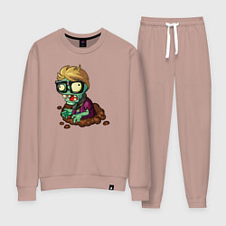 Женский костюм Зомби в очках под землёй