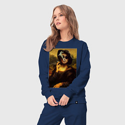 Костюм хлопковый женский Мона Марла, цвет: тёмно-синий — фото 2