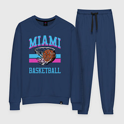 Костюм хлопковый женский Basket Miami, цвет: тёмно-синий