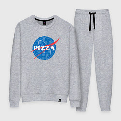 Костюм хлопковый женский Pizza, цвет: меланж
