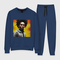 Женский костюм Граффити Арт в оранжевых тонах Боб Марли