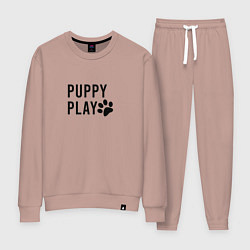 Костюм хлопковый женский Puppy Play, цвет: пыльно-розовый