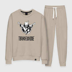 Костюм хлопковый женский Thunderdome v 2, цвет: миндальный