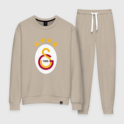 Костюм хлопковый женский Galatasaray fc sport, цвет: миндальный