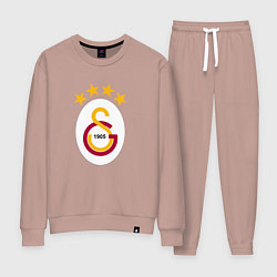 Костюм хлопковый женский Galatasaray fc sport, цвет: пыльно-розовый