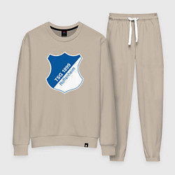 Костюм хлопковый женский Hoffenheim fc germany, цвет: миндальный