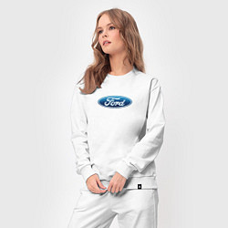Костюм хлопковый женский Ford usa auto brend, цвет: белый — фото 2