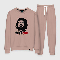 Костюм хлопковый женский Dave Gahan from Depeche Mode - Depe Che, цвет: пыльно-розовый