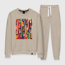 Женский костюм Цветные гитары