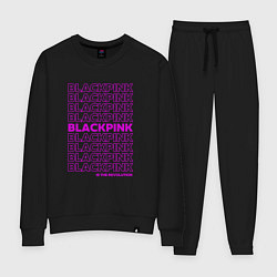 Костюм хлопковый женский Blackpink kpop - музыкальная группа из Кореи, цвет: черный