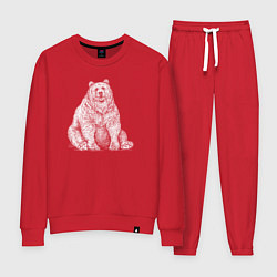 Женский костюм Толстый медведь сидит