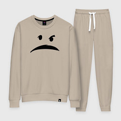 Костюм хлопковый женский Привидение с мотором, цвет: миндальный