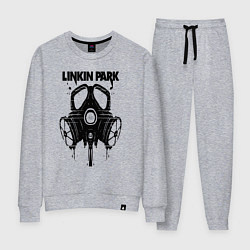 Костюм хлопковый женский Linkin Park - gas mask, цвет: меланж